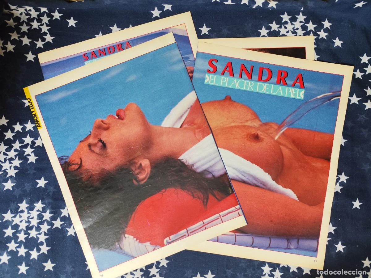 Coleccionismo de revista Intervi&uacute;: Sandra el placer de la piel Recorte/Cliping Revista Interviu 489 1985