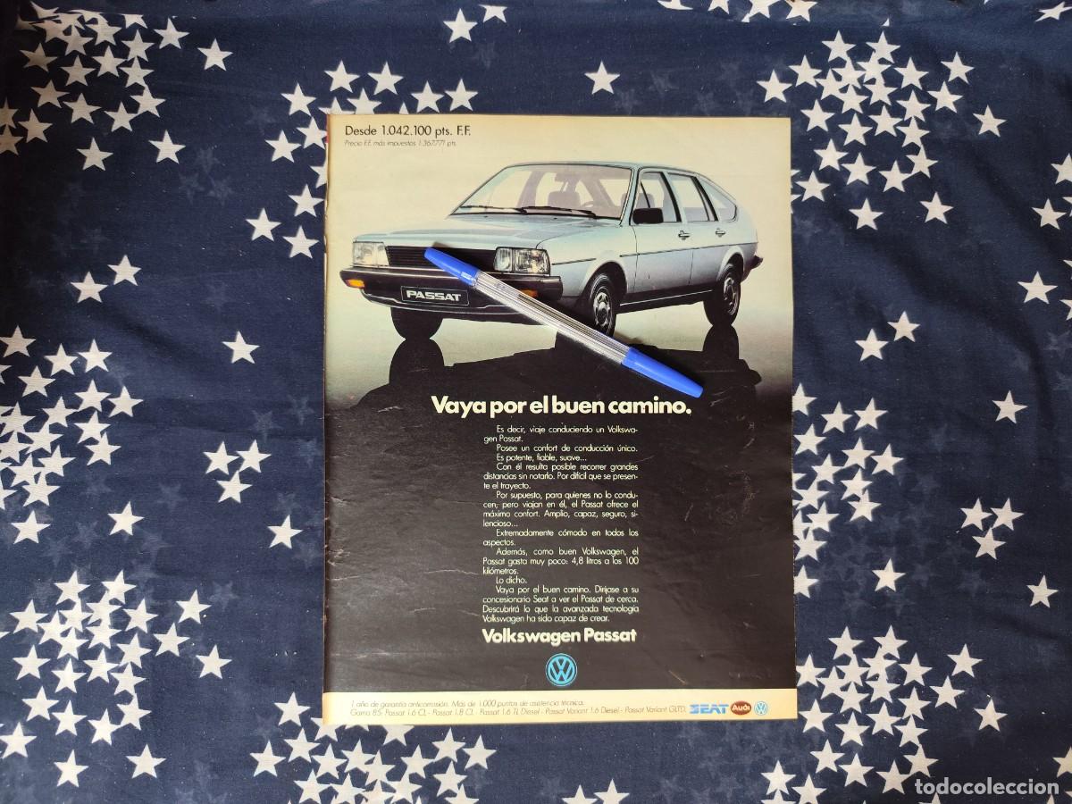 Coleccionismo de revista Intervi&uacute;: Publicidad Volkswagen Passat Recorte/Cliping Revista Interviu 478 1985
