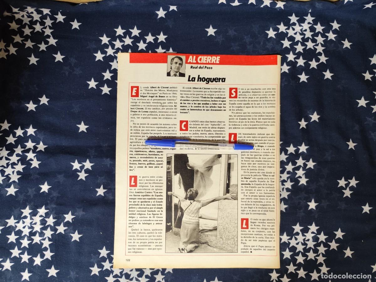 Collectionnisme de Magazine Intervi&uacute;: Al cierre Ra&uacute;l del Pozo Recorte/Cliping Revista Interviu 477 1985