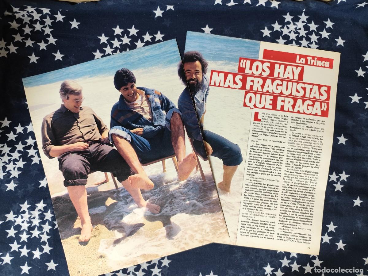 Coleccionismo de revista Intervi&uacute;: La Trinca los hay m&aacute;s fraguistas que Fraga Recorte/Cliping Revista Interviu 473 1985