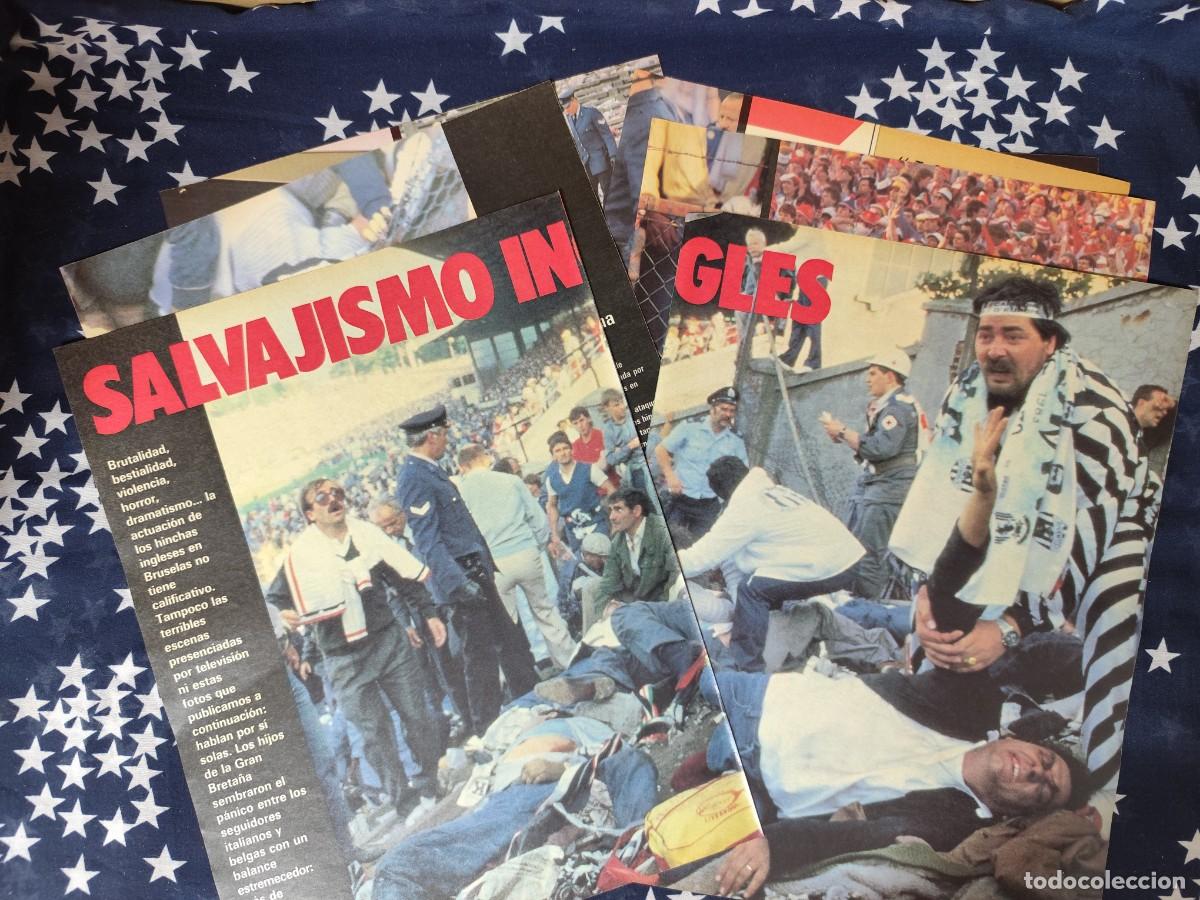 Coleccionismo de revista Intervi&uacute;: Salvajismo Ingles Recorte/Cliping Revista Interviu 473 1985