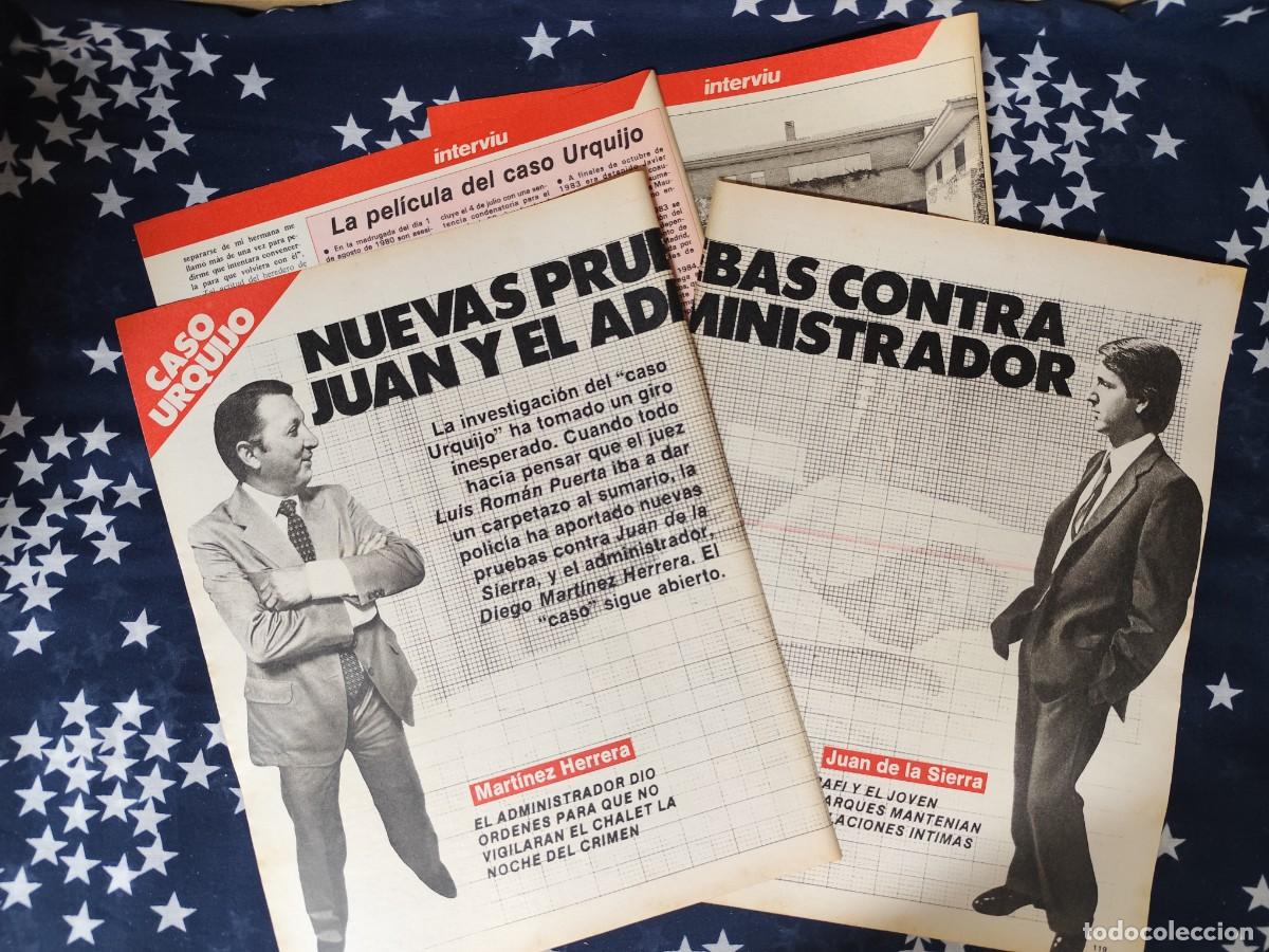 Coleccionismo de revista Intervi&uacute;: Caso Urquijo, nuevas pruebas Recorte/Cliping Revista Interviu 472 1985