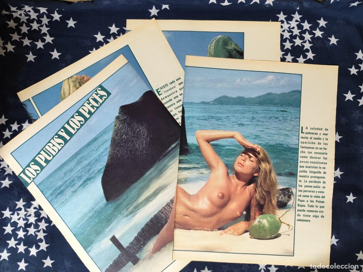 Coleccionismo de revista Intervi&uacute;: Los pubis y los peces Recorte/Cliping Revista Interviu 472 1985