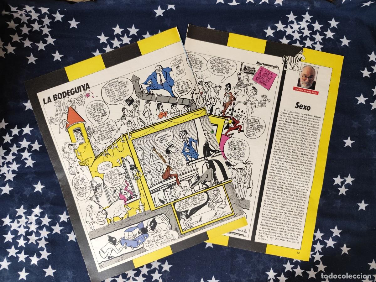 Coleccionismo de revista Intervi&uacute;: La Bodeguiya Martinmorales Recorte/Cliping Revista Interviu 472 1985
