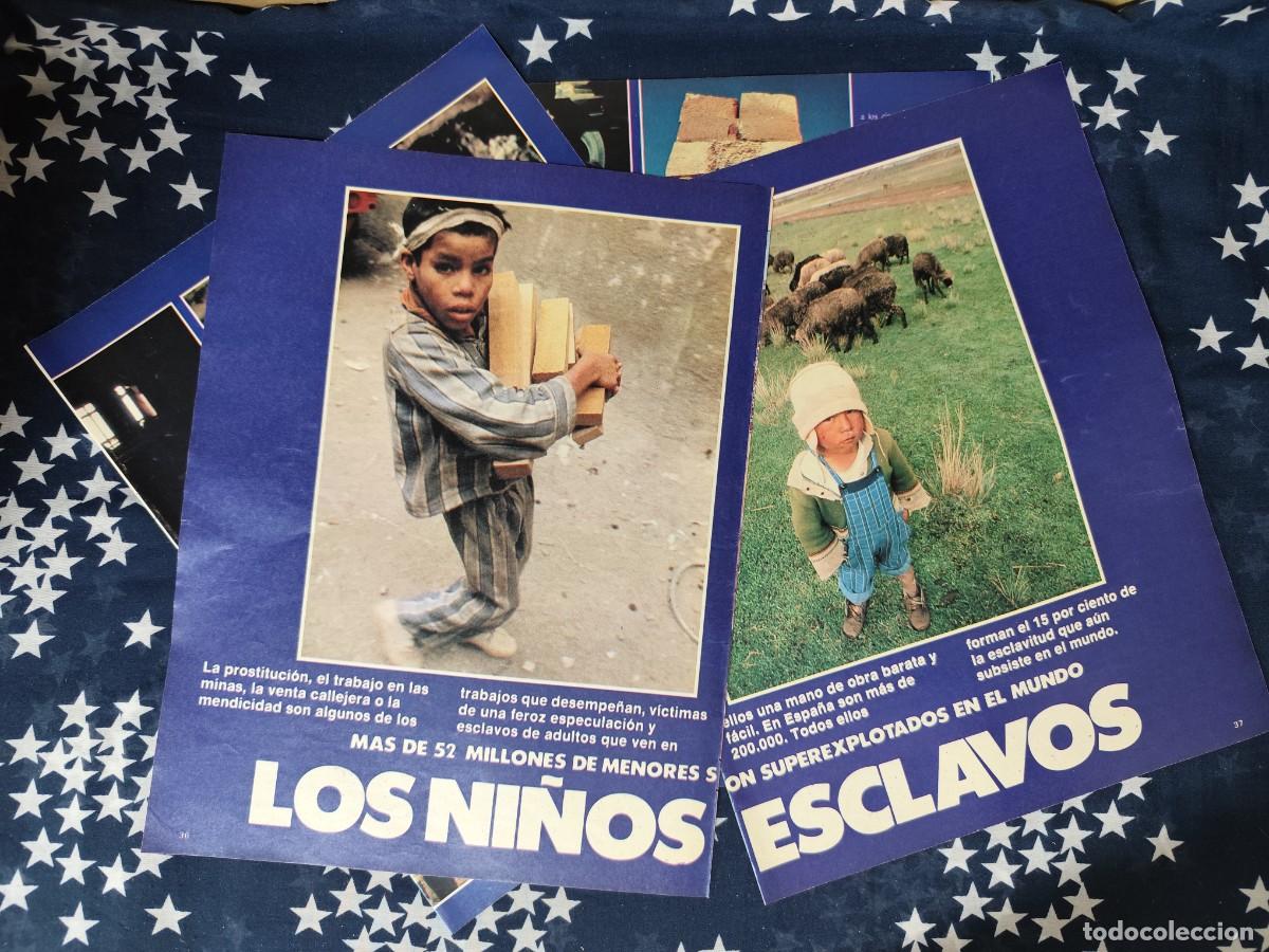 Coleccionismo de revista Intervi&uacute;: Los ni&ntilde;os esclavos Recorte/Cliping Revista Interviu 472 1985