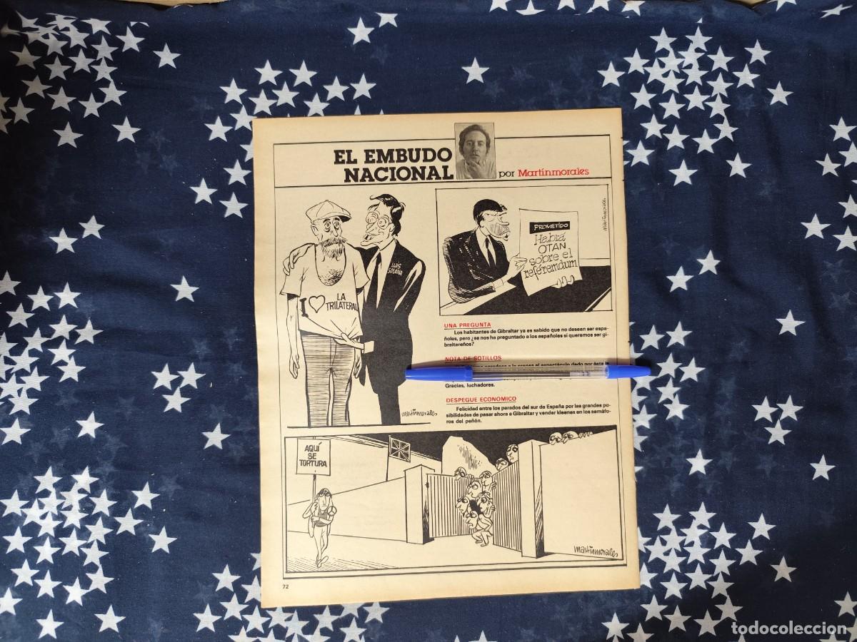 Coleccionismo de revista Intervi&uacute;: El embudo nacional Martinmorales Recorte/Cliping Revista Interviu 457 1985