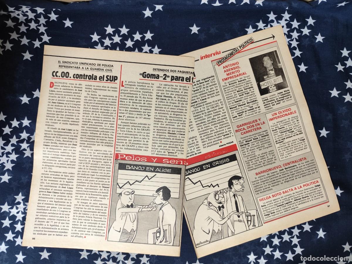Coleccionismo de revista Intervi&uacute;: Pelos y se&ntilde;ales Martinmorales Recorte/Cliping Revista Interviu 455 1985