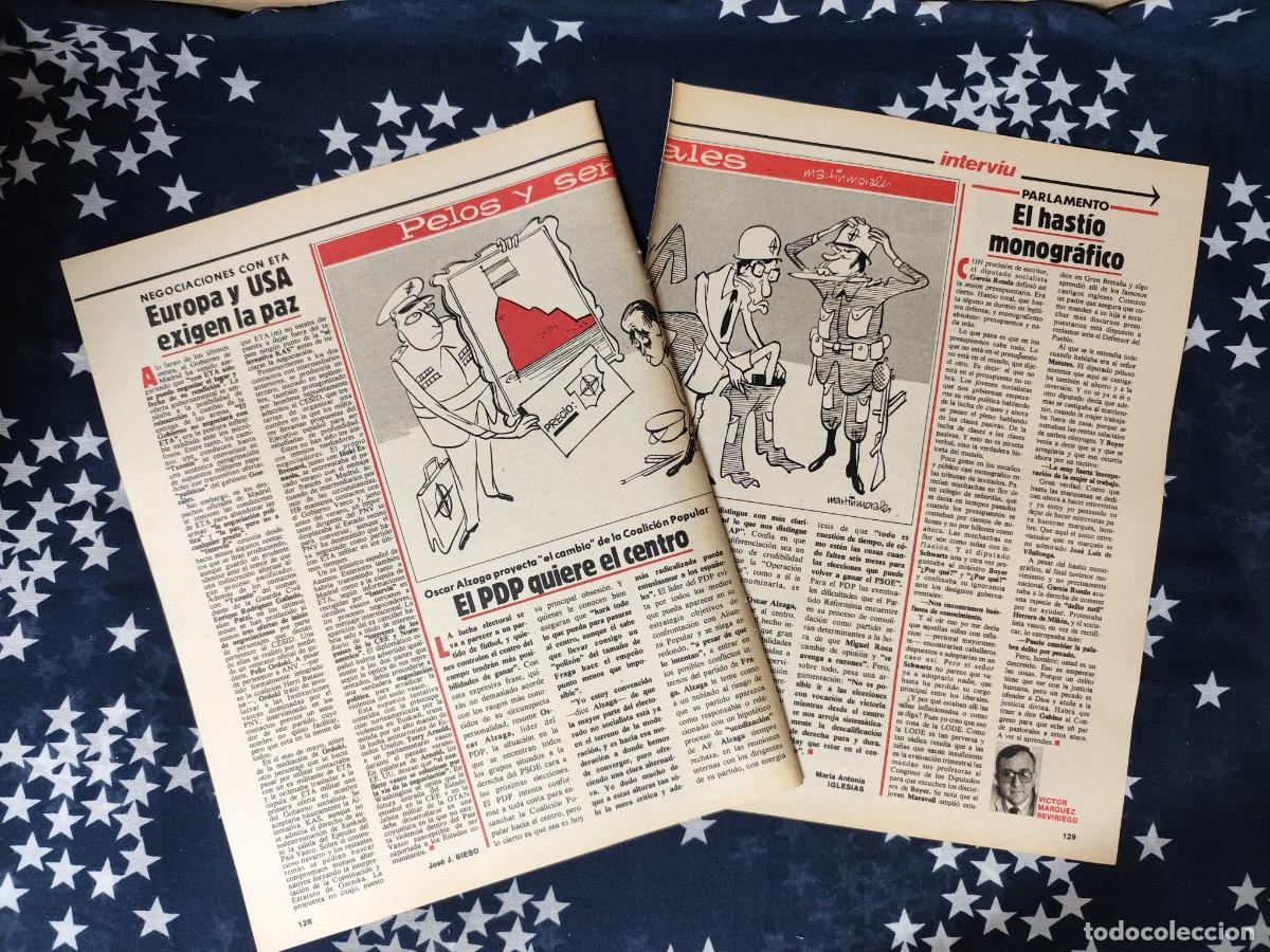 Collection Magazine Intervi&uacute;: Pelos y se&ntilde;ales Martinmorales Recorte/Cliping Revista Interviu 447 1984