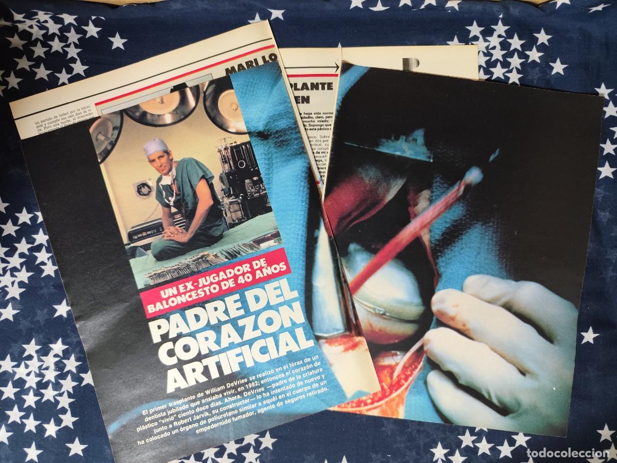 Coleccionismo de revista Intervi&uacute;: Padre del coraz&oacute;n artificial Recorte/Cliping Revista Interviu 447 1984