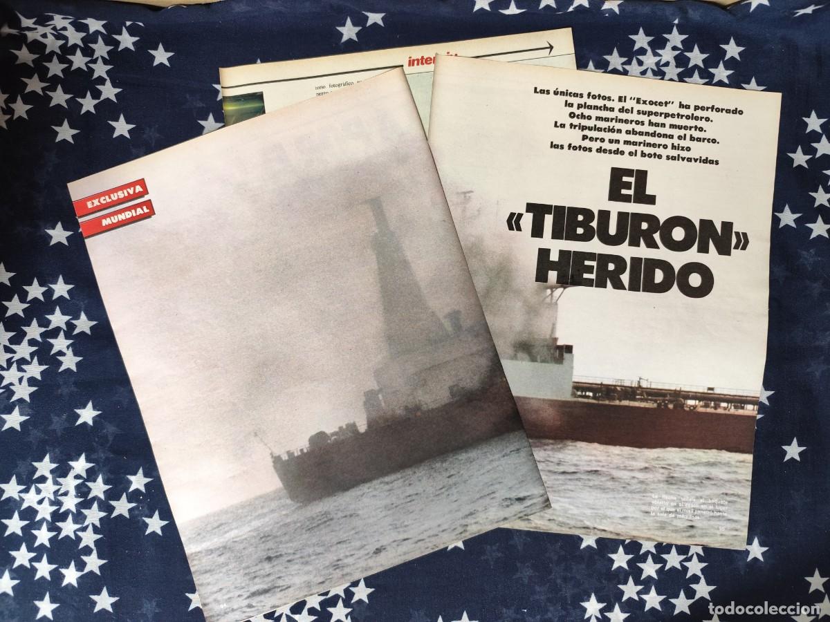 Coleccionismo de revista Intervi&uacute;: El tibur&oacute;n herido Recorte/Cliping Revista Interviu 426 1984
