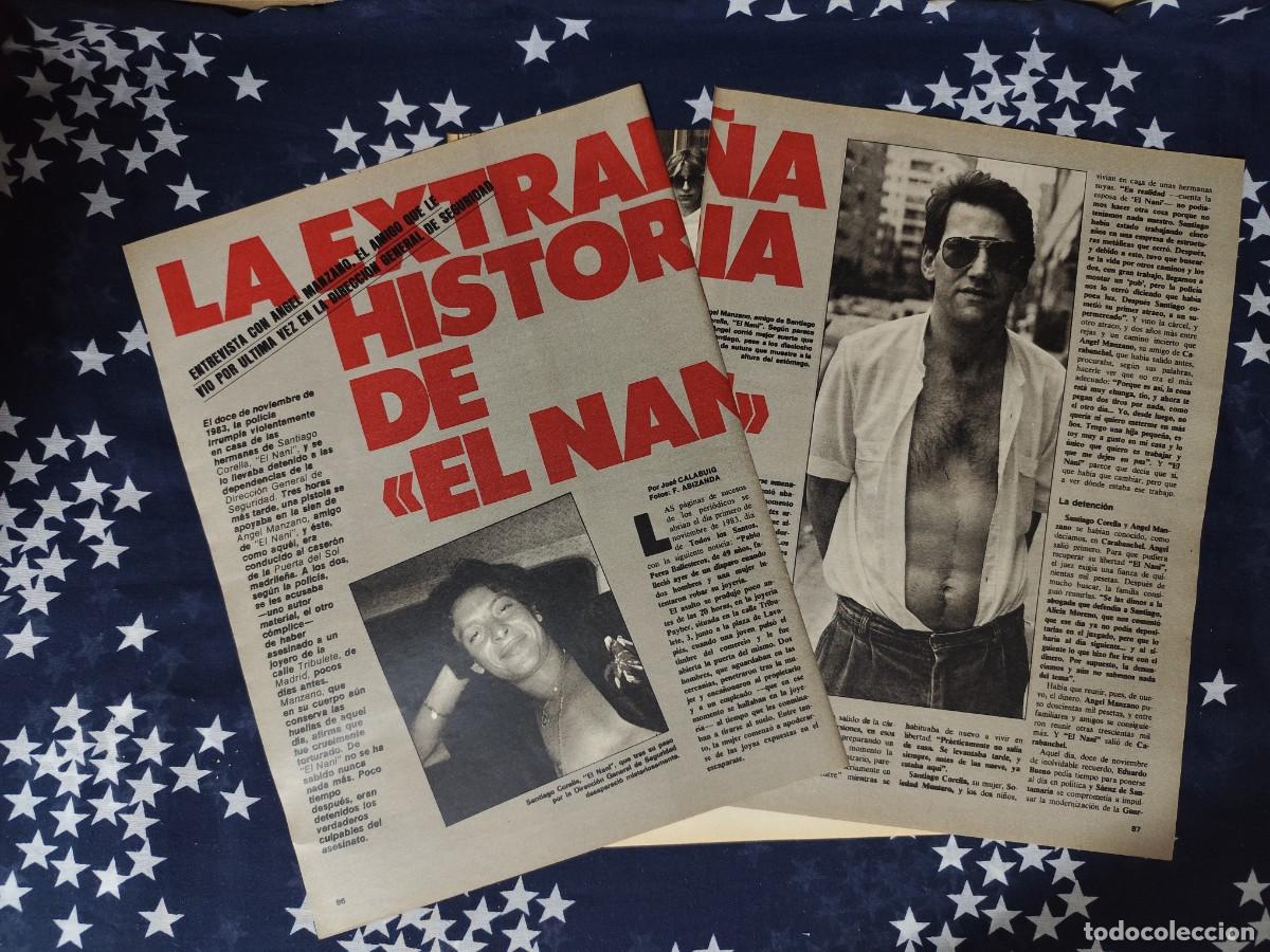 Coleccionismo de revista Intervi&uacute;: La extra&ntilde;a historia de El Nani Recorte/Cliping Revista Interviu 426 1984