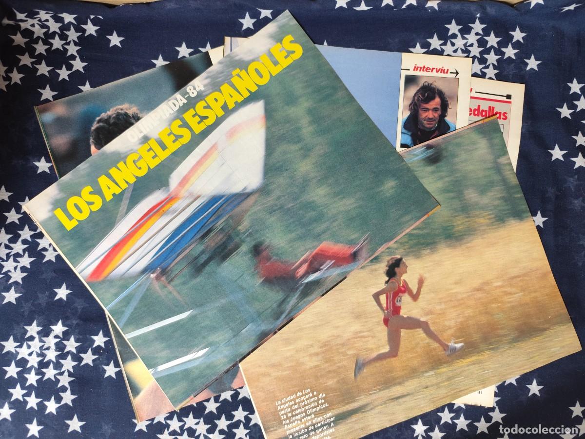 Coleccionismo de revista Intervi&uacute;: Olimpiada-84 Los &aacute;ngeles espa&ntilde;oles Recorte/Cliping Revista Interviu 426 1984