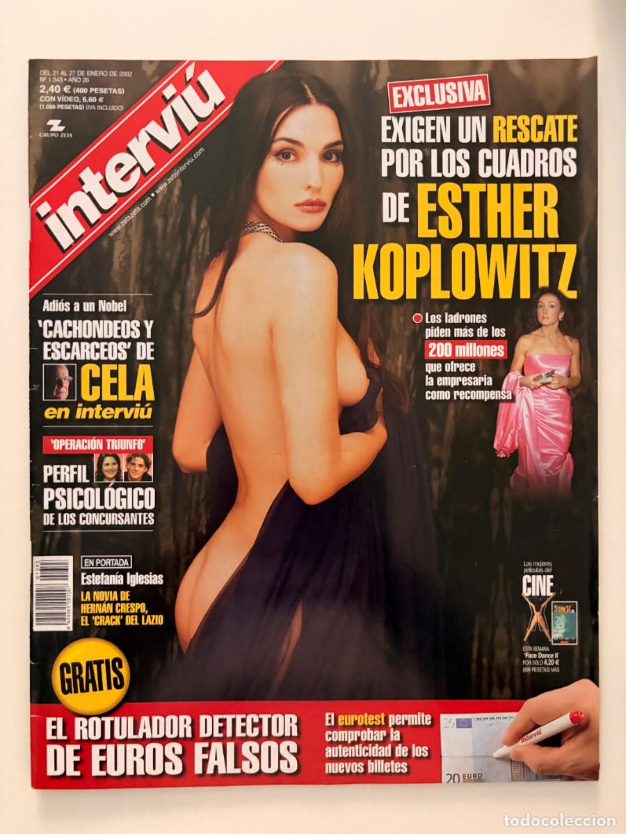 Coleccionismo de revista Intervi&uacute;: INTERVI&Uacute;. A&Ntilde;O 26. N&ordm; 1343. ENERO DE 2002. ESTEFAN&Iacute;A IGLESIAS. JAVIER ARENAS. LA PSICOSIS DE L.. LEER