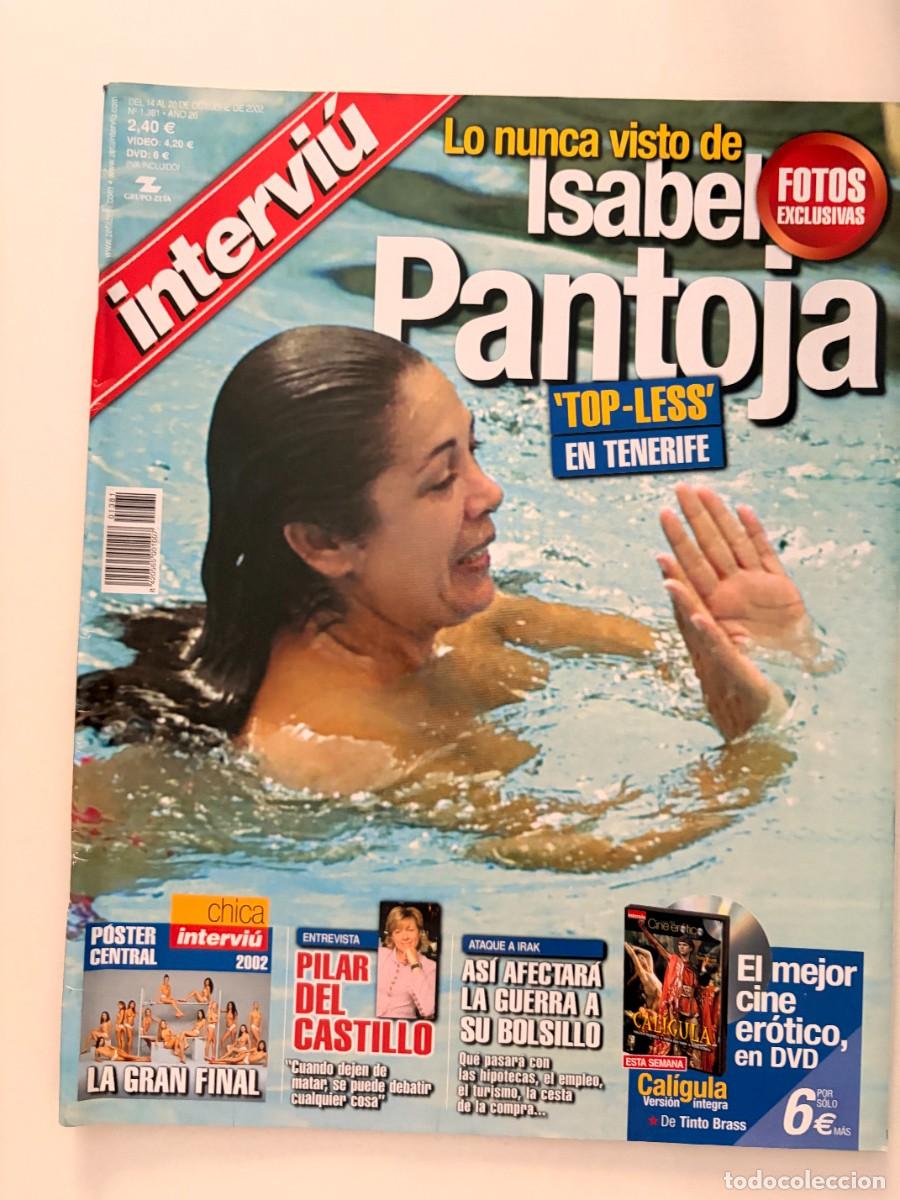 Coleccionismo de revista Intervi&uacute;: INTERVI&Uacute;. A&Ntilde;O 26. N&ordm; 1381. OCTUBRE. 2002. LO NUNCA VISTO DE ISABEL PANTOJA, TOP-LESS TENERIFE. LEER.