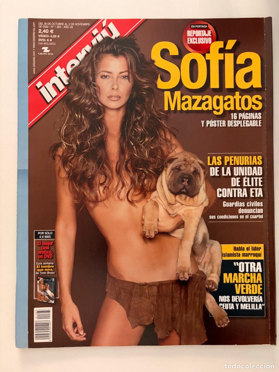 Coleccionismo de revista Intervi&uacute;: INTERVI&Uacute;. A&Ntilde;O 26. N&ordm; 1383. OCT-NOV. 2002. SOFIA MAZAGATOS. ENTREVISTA A CARLOS SOBERA.. LEER.
