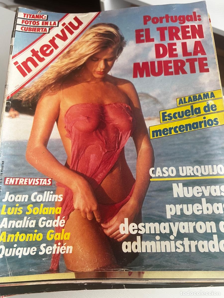 Coleccionismo de revista Intervi&uacute;: INTERVI&Uacute;. A&Ntilde;O 10. N&ordm; 488. SEPTIEMBRE DE 1985. EL CASO URQUIJO, NUEVAS PRUEBAS. TRAGEDIA EN PO.. LEER