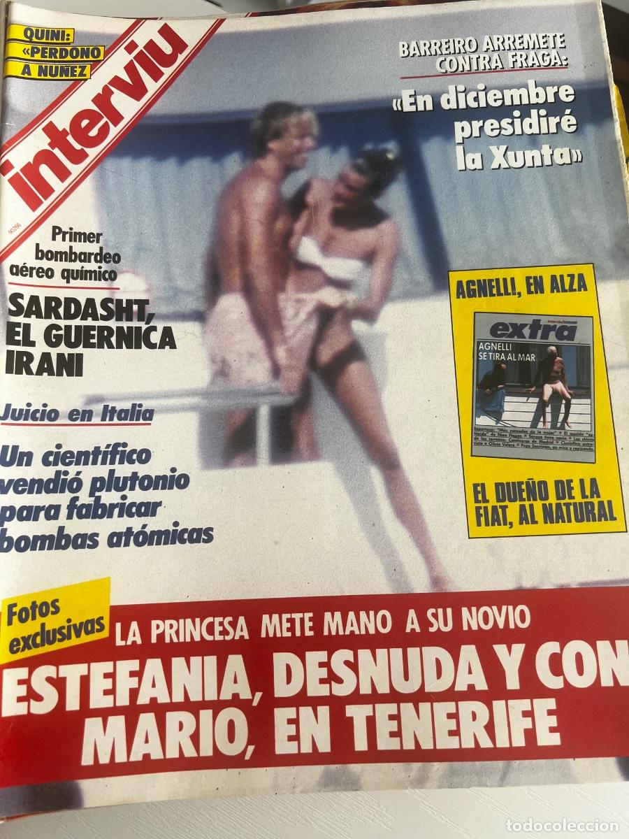 Coleccionismo de revista Intervi&uacute;: INTERVI&Uacute;. A&Ntilde;O 12. N&ordm; 588. AGOSTO DE 1987. ESTEFAN&Iacute;A. ESTEFAN&Iacute;A DESNUDA Y CON MARIO. LEER.