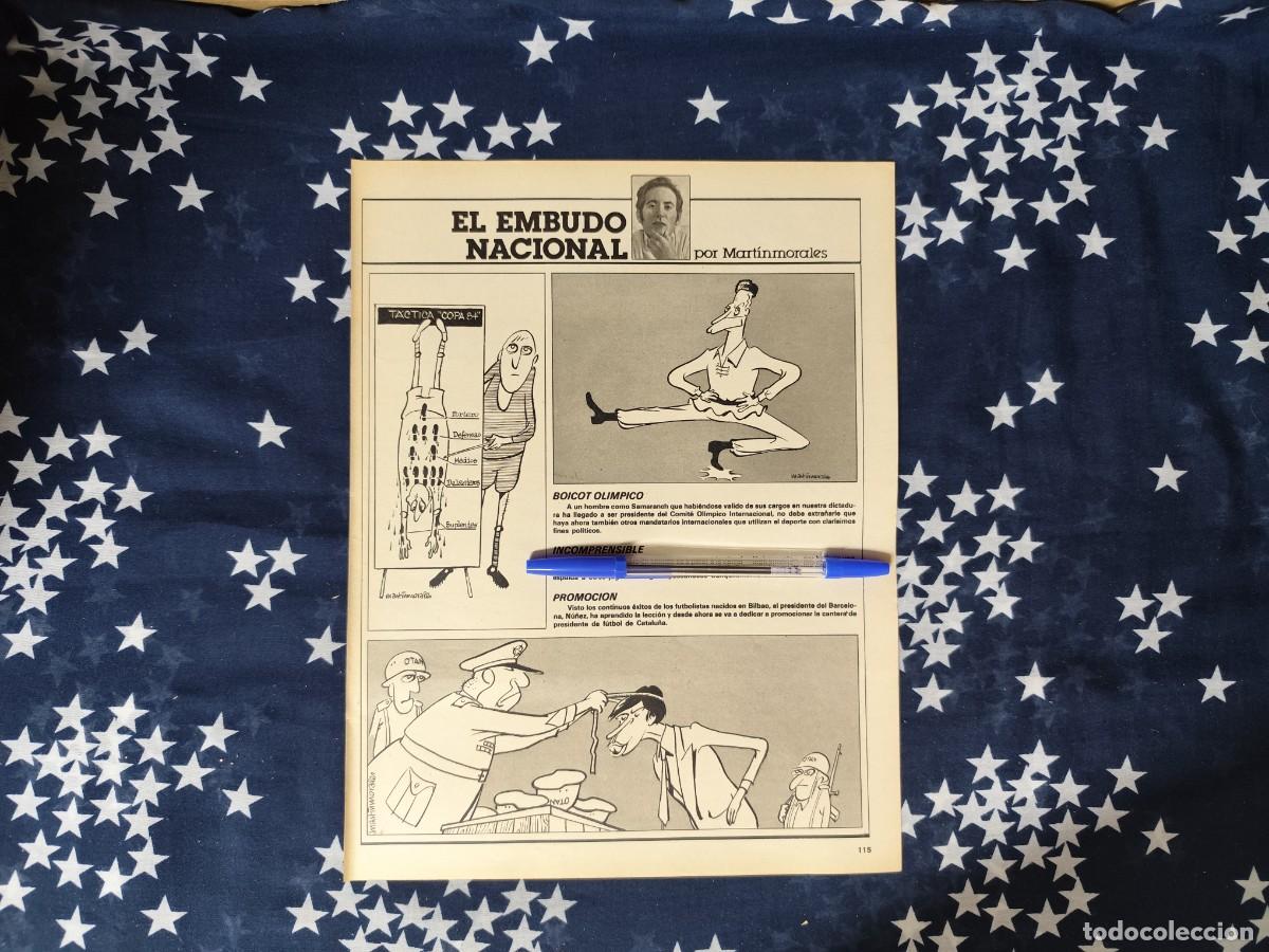 Coleccionismo de revista Intervi&uacute;: El embudo nacional Martinmorales Recorte/Cliping Revista Interviu 418 1984