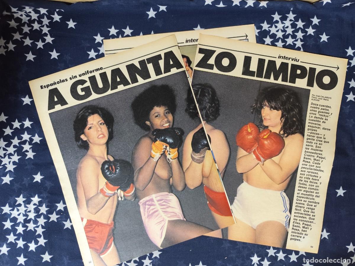 Coleccionismo de revista Intervi&uacute;: A guantazo limpio Recorte/Cliping Revista Interviu 418 1984