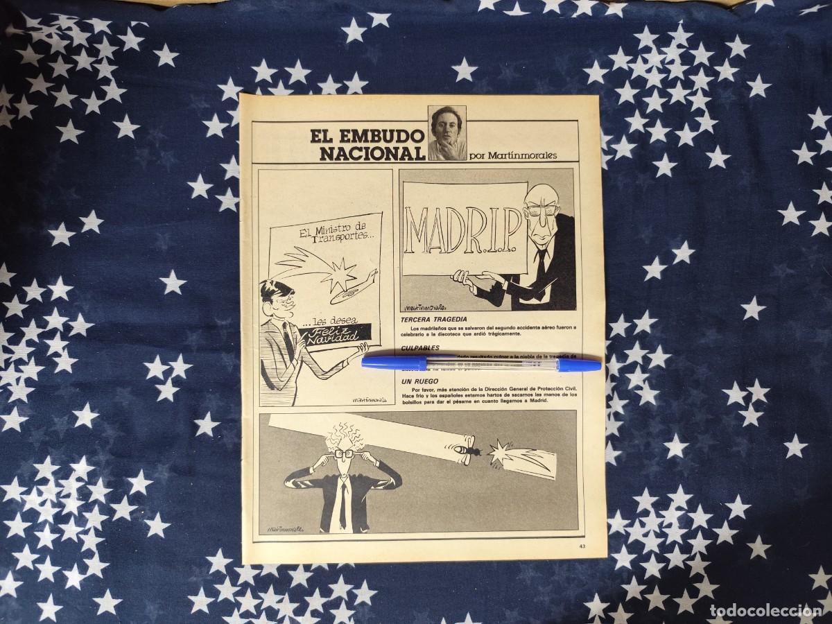 Coleccionismo de revista Intervi&uacute;: El embudo nacional Martinmorales Recorte/Cliping Revista Interviu 398 1983