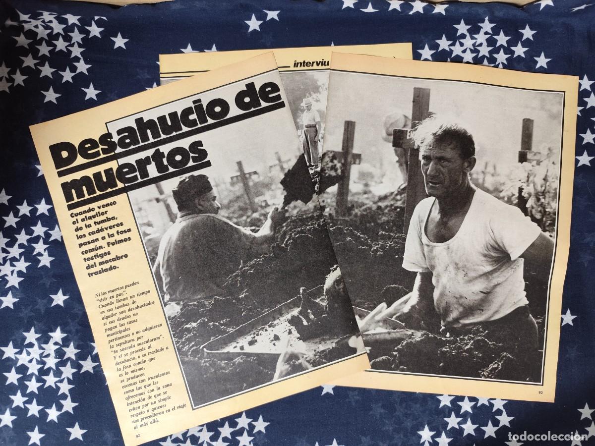 Collectionnisme de Magazine Intervi&uacute;: Desahucio de muertos Recorte/Cliping Revista Interviu 397 1983