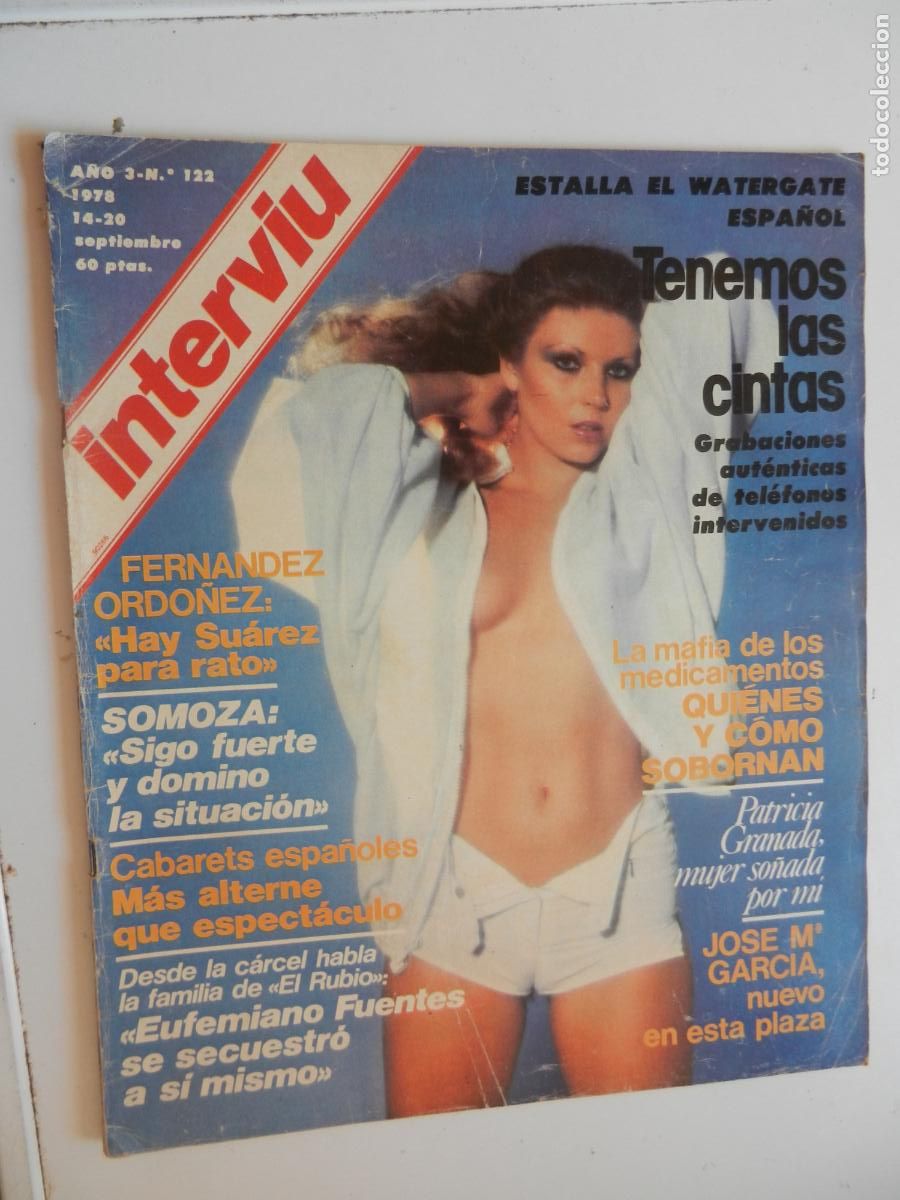 Coleccionismo de revista Intervi&uacute;: INTERVIU REVISTA N&ordm; 122-09-1978 - PATRICIA GRANADA. LA MAFIA DE LOS MEDICAMENTOS- SOMOZA