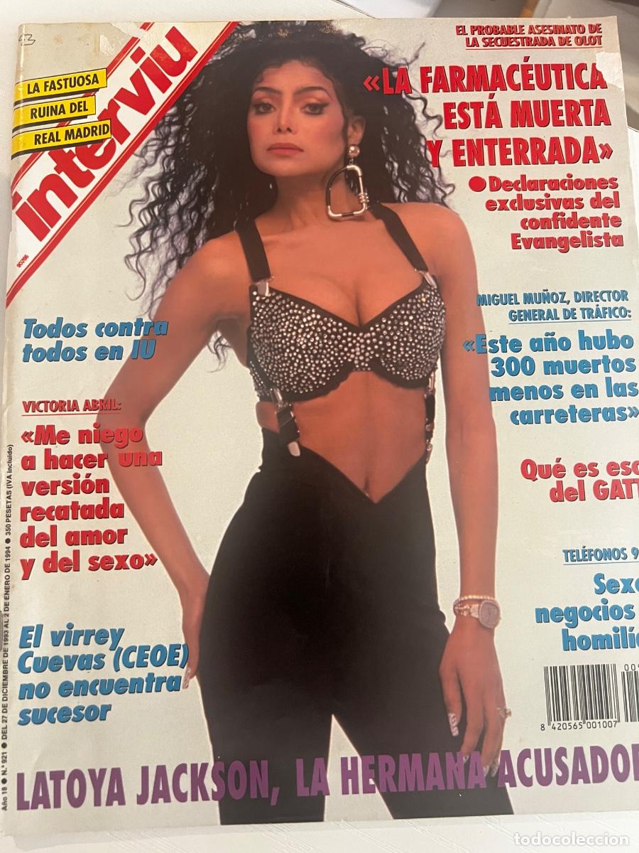 Collection Magazine Intervi&uacute;: INTERVI&Uacute;. A&Ntilde;O 18. N&ordm; 921. DIC-ENE DE 1993. LATOYA JACKSON. TODOS CONTRA TODOS EN IU. EL PROBA.. LEER