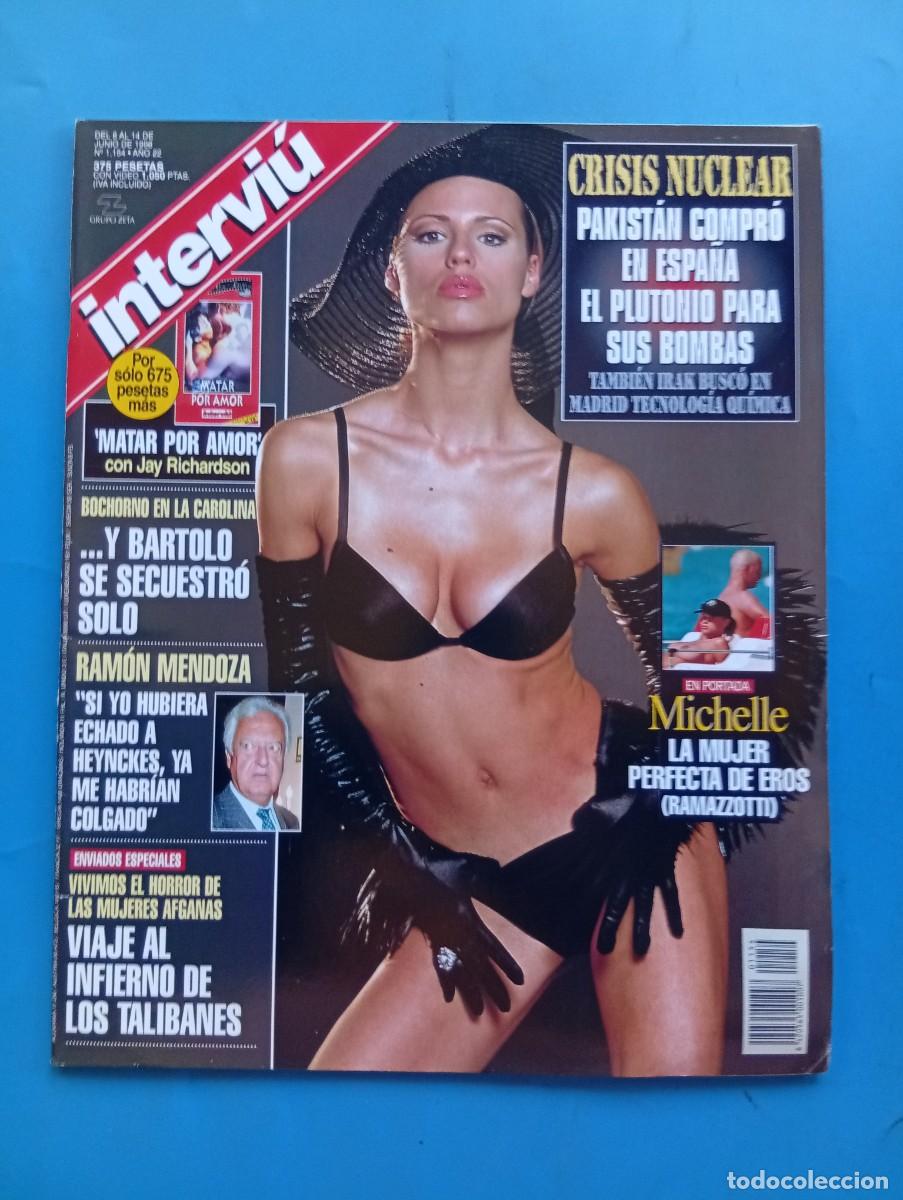 Collectionnisme de Magazine Intervi&uacute;: INTERVI&Uacute;. A&Ntilde;O 22. N&ordm; 1154. JUNIO 1998. MICHAELLE, LA MUJER PERFECTA DE EROS. MATAR.... LEER.