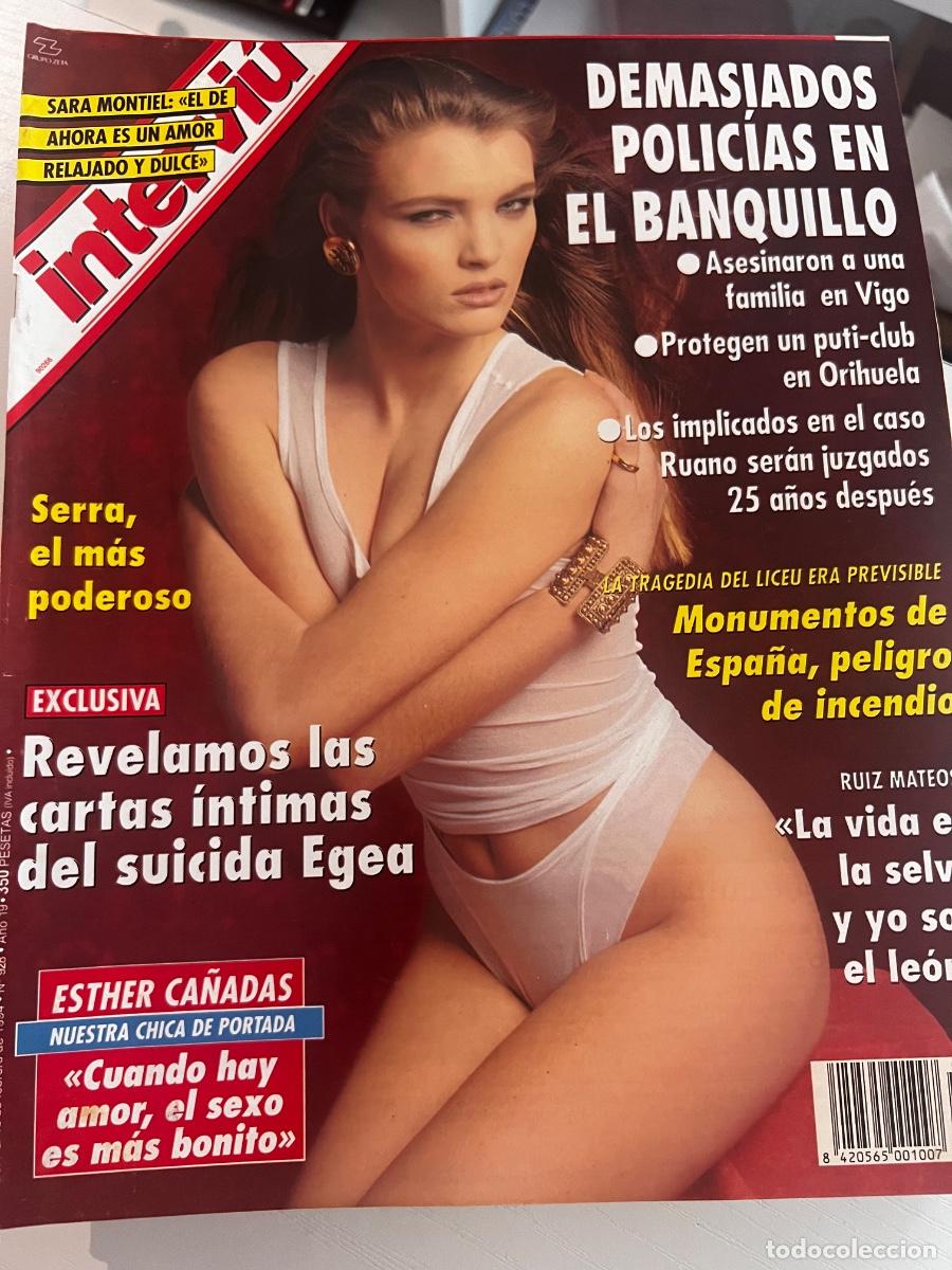 Coleccionismo de revista Intervi&uacute;: INTERVI&Uacute;. A&Ntilde;O 19. N&ordm; 928. FEBRERO 1994. ESTHER CA&Ntilde;ADAS. LA TRAGEDIA DE VIGO. EL ORGASMO. LEER