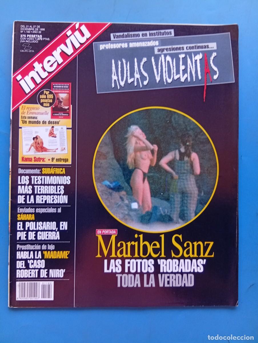 Coleccionismo de revista Intervi&uacute;: INTERVI&Uacute;. A&Ntilde;O 22. N&ordm; 1182. DICIEMBRE 1998. MARIBEL SANZ. EL POLISARIO, EN PIE DE GUERA. AULAS.. LEER