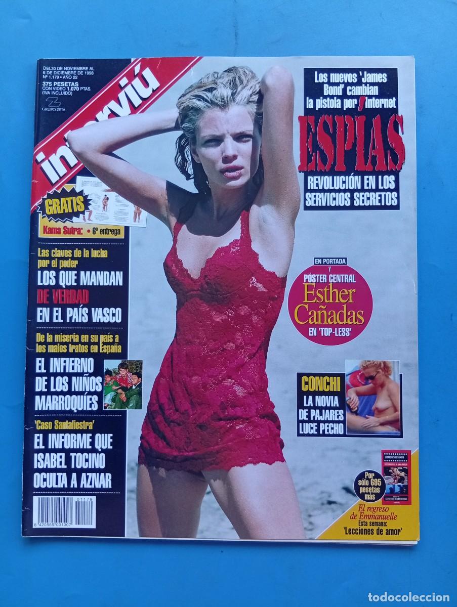 Coleccionismo de revista Intervi&uacute;: INTERVI&Uacute;. A&Ntilde;O 22. N&ordm; 1179. NOVIEMBRE. 1998. ESTHER CA&Ntilde;ADAS. LOS NUEVOS JAMES BOND. EL FRAU.. LEER