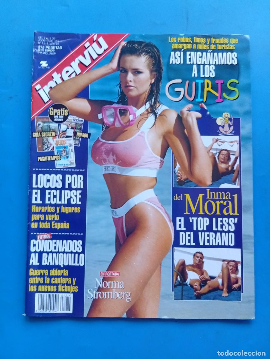 Coleccionismo de revista Intervi&uacute;: INTERVI&Uacute;. A&Ntilde;O 23. N&ordm; 1214. AGOSTO 1999. NORMA STROMBERG. LAS NUEVAS TECNOLOG&Iacute;AS. ENTR.. LEER