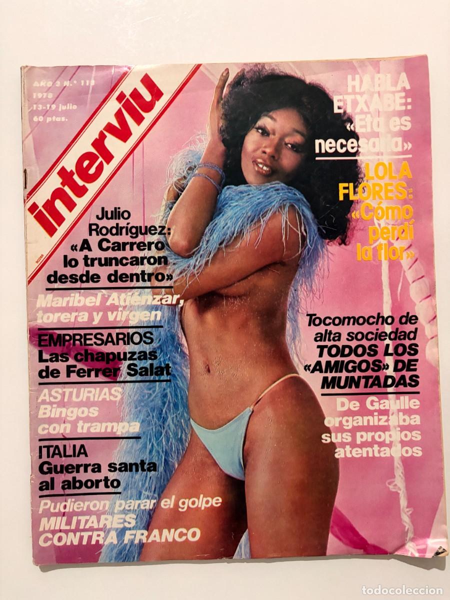 Coleccionismo de revista Intervi&uacute;: INTERVI&Uacute;. A&Ntilde;O 3. N&ordm; 113. JULIO DE 1978. MARIBEL ATIENZA. TORERA Y VIRGEN. LEER.