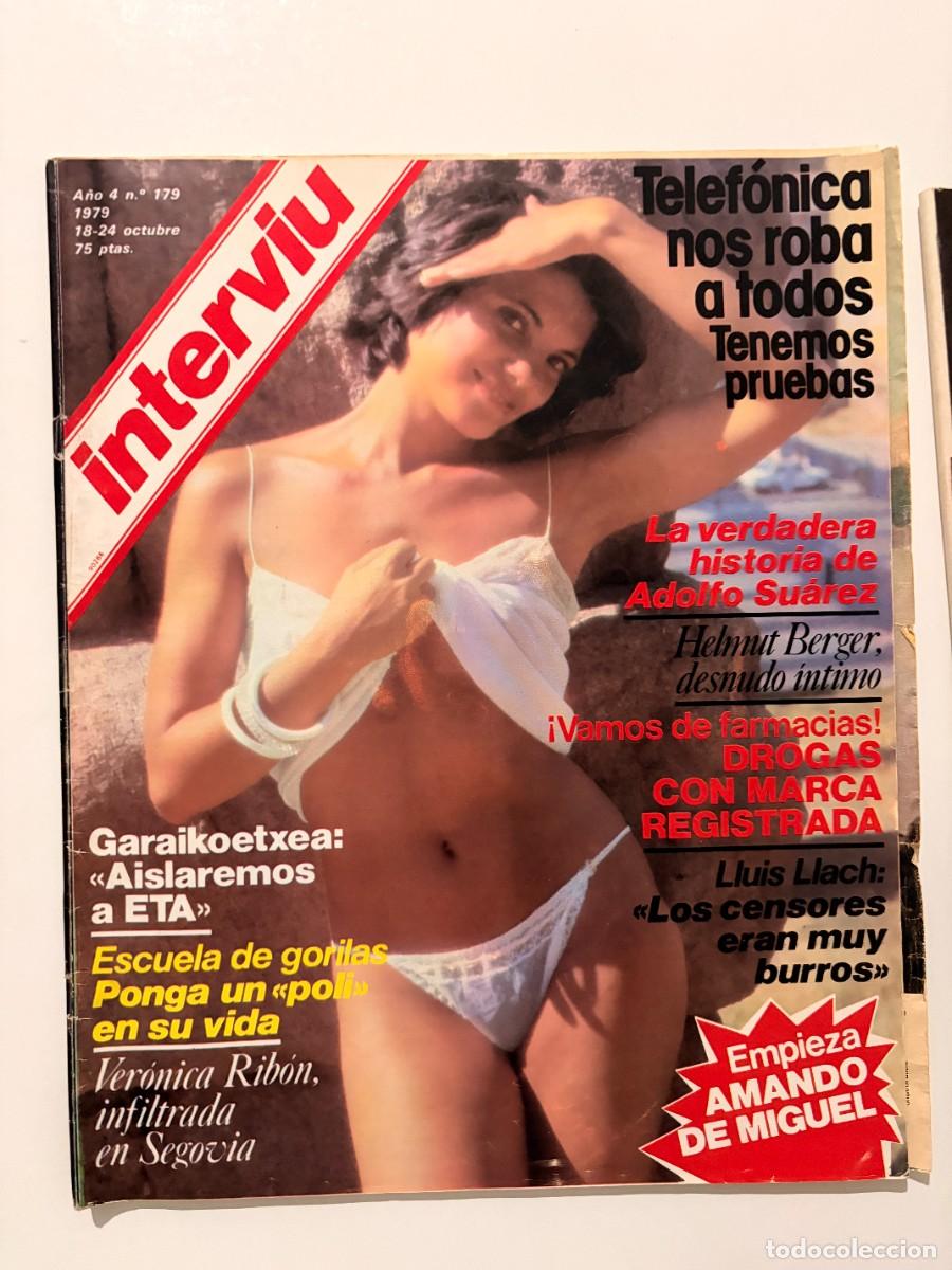 Coleccionismo de revista Intervi&uacute;: INTERVI&Uacute;. A&Ntilde;O 4. N&ordm; 179. OCTUBRE DE 1979. VER&Oacute;NICA RIB&Oacute;N. TELEF&Oacute;NICA NOS ROBA A TODOS. LEER.