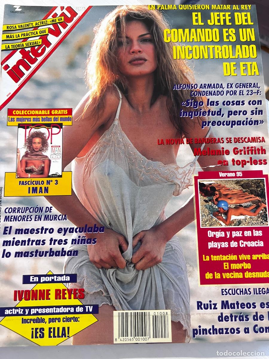 Sammeln von Zeitschriften Intervi&uacute;: INTERVI&Uacute;. A&Ntilde;O 20. N&ordm; 1008. AGOSTO DE 1995. IVONNE REYES. EN PALMA DE MALLORCA QUISIERON MATAR.. LEER