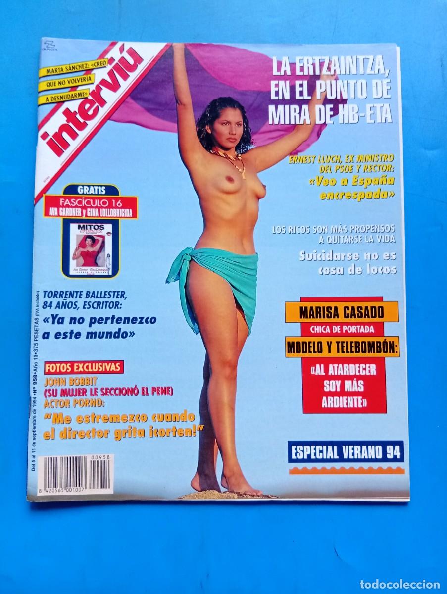 Coleccionismo de revista Intervi&uacute;: INTERVI&Uacute;. A&Ntilde;O 19. N&ordm; 958. SEPTIEMBRE DE 1994. MARISA CASADO. SUICIDARSE NO ES COSA DE LOCOS. .. LEER