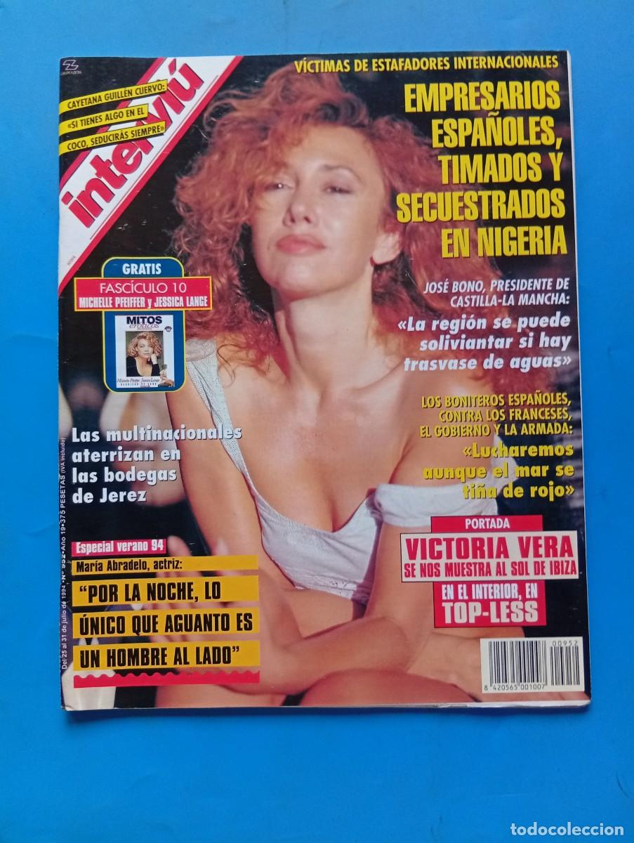 Collectionnisme de Magazine Intervi&uacute;: INTERVI&Uacute;. A&Ntilde;O 19. N&ordm; 952. JULIO DE 1994. VICTORIA VERA. LAS MULTINACIONALES COPAN EL JEREZ... LEER.