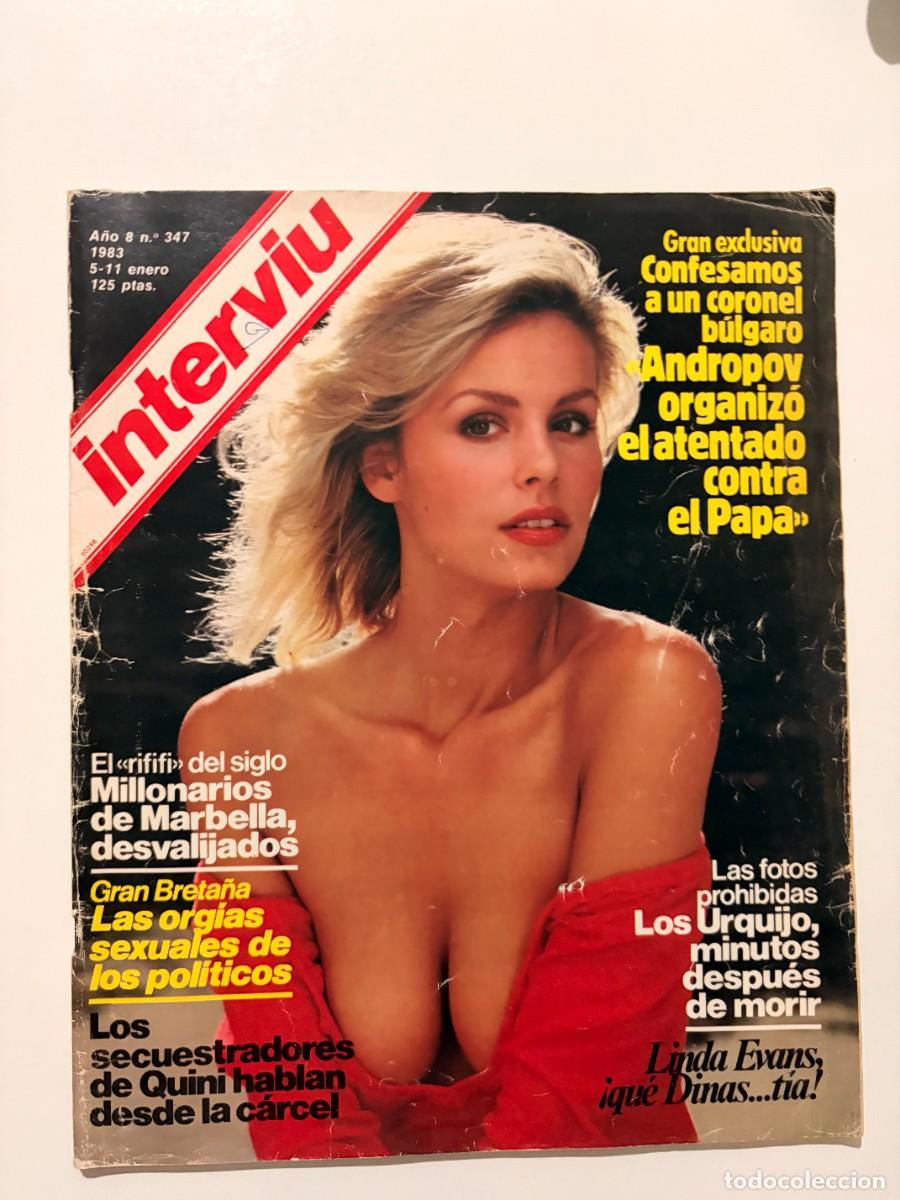 Coleccionismo de revista Intervi&uacute;: INTERVI&Uacute;. A&Ntilde;O 8. N&ordm; 347. ENERO DE 1983. LINDA EVANS. MILLONARIOS DE MARBELLA, DESVALIJADOS. LEER