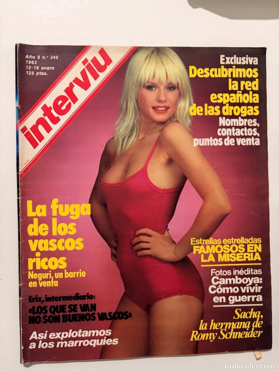 Coleccionismo de revista Intervi&uacute;: INTERVI&Uacute;. A&Ntilde;O 8. N&ordm; 348. ENERO DE 1983. SACHA SCHNEIDER. DESCUBRIMOS LA RED ESPA&Ntilde;OLA DE LAS D.. LEER