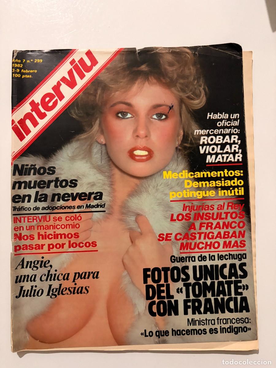 Collezionismo di Rivista Intervi&uacute;: INTERVI&Uacute;. A&Ntilde;O 7. N&ordm; 299. FEBRERO DE 1982. ANGIE LAYNE. NI&Ntilde;OS MUERTOS EN LA NEVERA. LOS INSULT.. LEER
