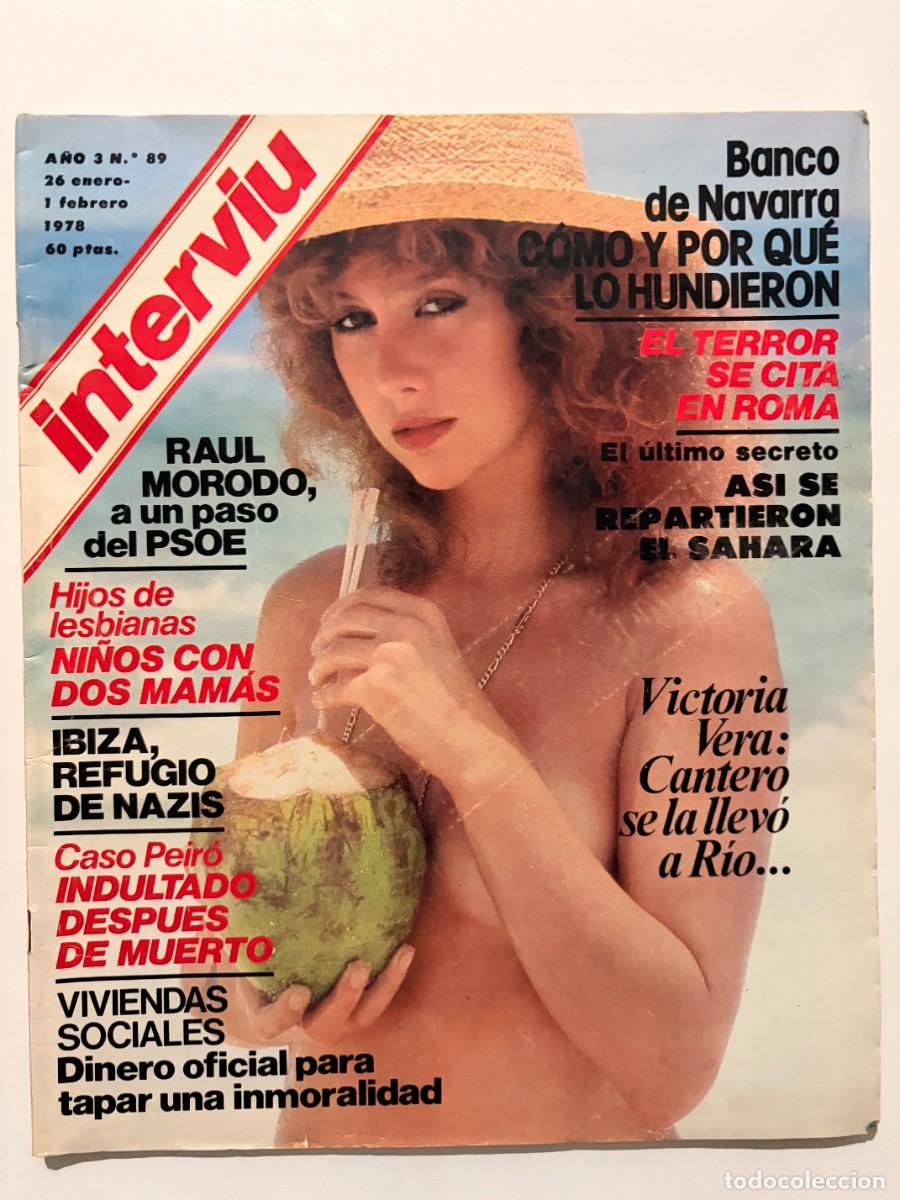 Collectionnisme de Magazine Intervi&uacute;: INTERVI&Uacute;. A&Ntilde;O 3. N&ordm; 89. ENERO DE 1978. VICTORIA VERA. BANCO DE NAVARRA. LEER.
