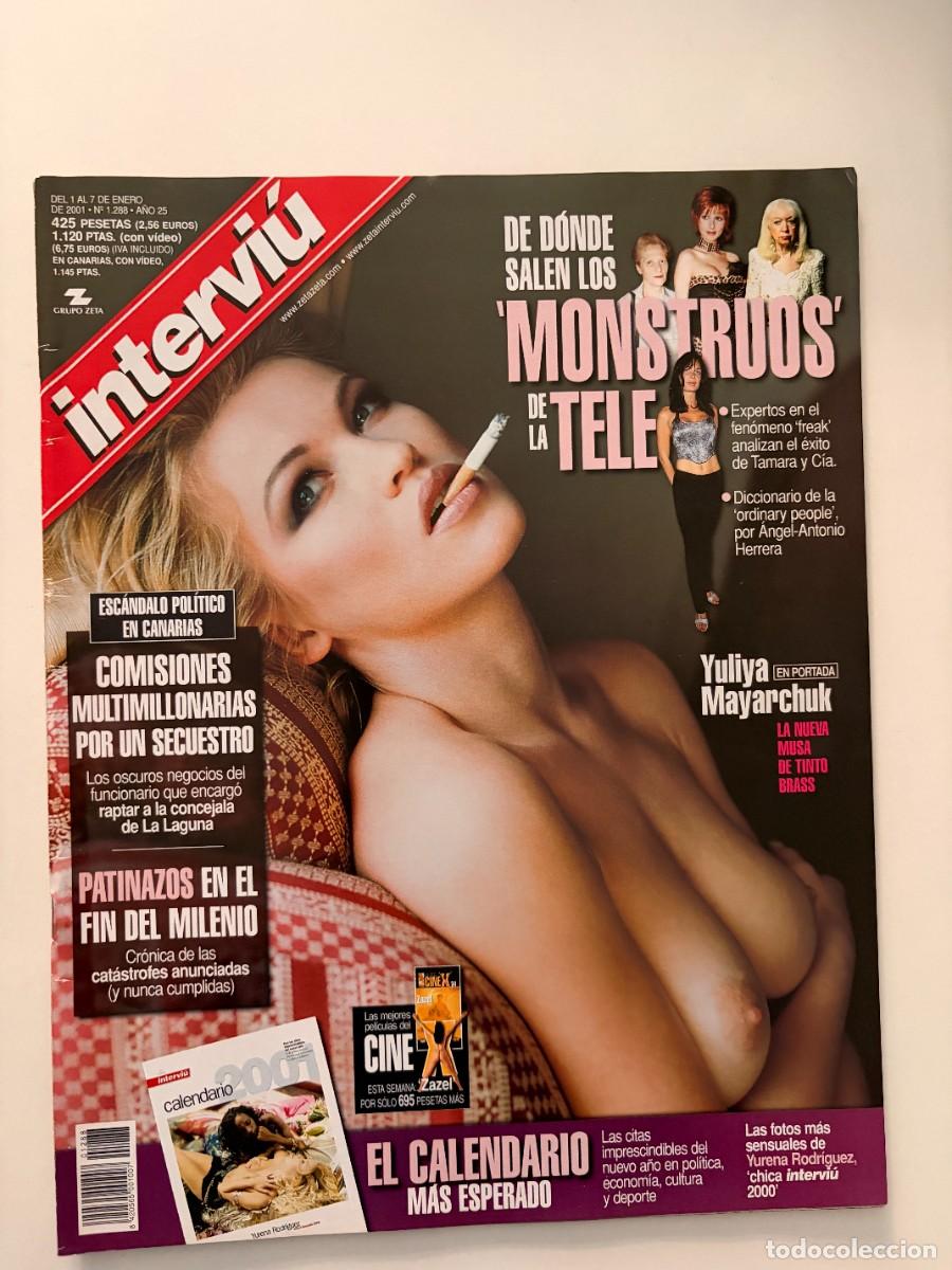 Colecionismo da Revista Intervi&uacute;: REVISTA INTERVI&Uacute;. A&Ntilde;O 25. N&ordm; 1288. ENERO 2001. YULIYA MAYARCHUK. LOS MONSTRUOS DE LA TELEVISI.. LEER