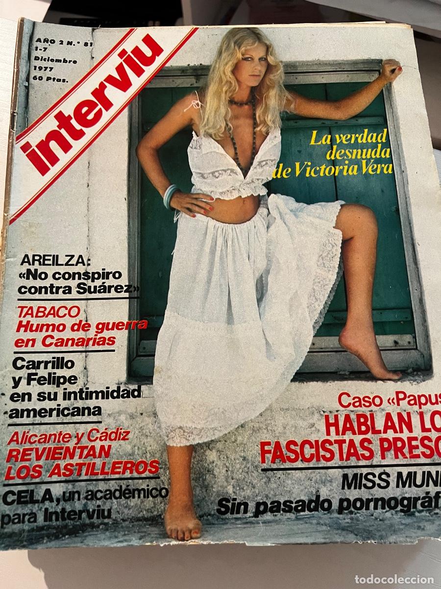 Coleccionismo de revista Intervi&uacute;: INTERVI&Uacute;. A&Ntilde;O 2. N&ordm; 81. DICIEMBRE DE 1977. HUMO DE GUERRA EN CANARIAS. REVIENTAN LOS ASTILLER.. LEER