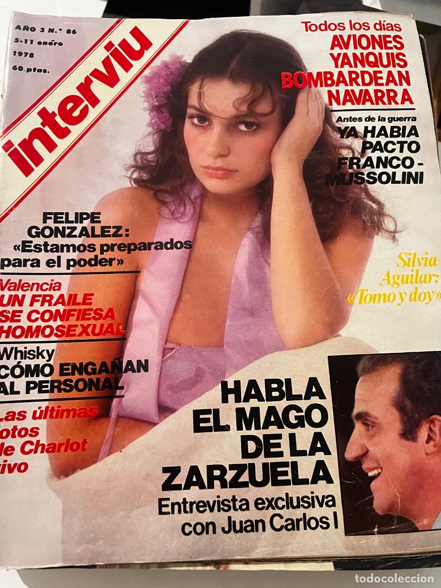 Coleccionismo de revista Intervi&uacute;: INTERVI&Uacute;. A&Ntilde;O 3. N&ordm; 86. ENERO DE 1978. HABLA EL MAGO DE LA ZARZUELA, ENTREVISTA CON JUAN CARLOS I.