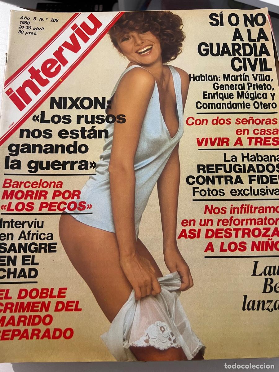 Coleccionismo de revista Intervi&uacute;: INTERVI&Uacute;. A&Ntilde;O 5. N&ordm; 206. ABRIL DE 1980. LAURA BELLI. S&Iacute; O NO A LA GUARDIA CIVIL. LEER.