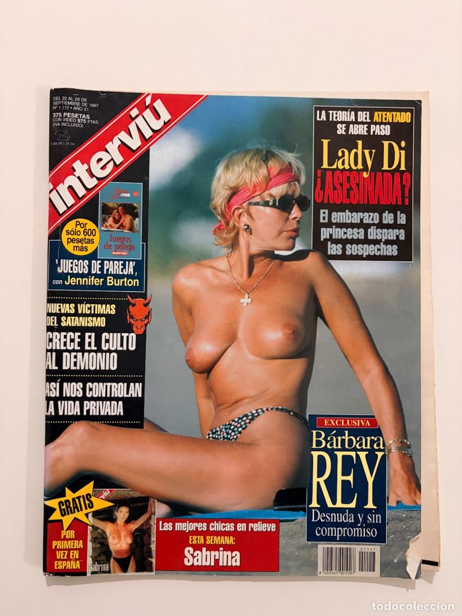 Coleccionismo de revista Intervi&uacute;: INTERVI&Uacute;. A&Ntilde;O 21. N&ordm; 1117. SEPTIEMBRE. 1997. B&Aacute;RBARA REY. DESPU&Eacute;S DE LADY DI. SECTAS SAT&Aacute;N.. LEER