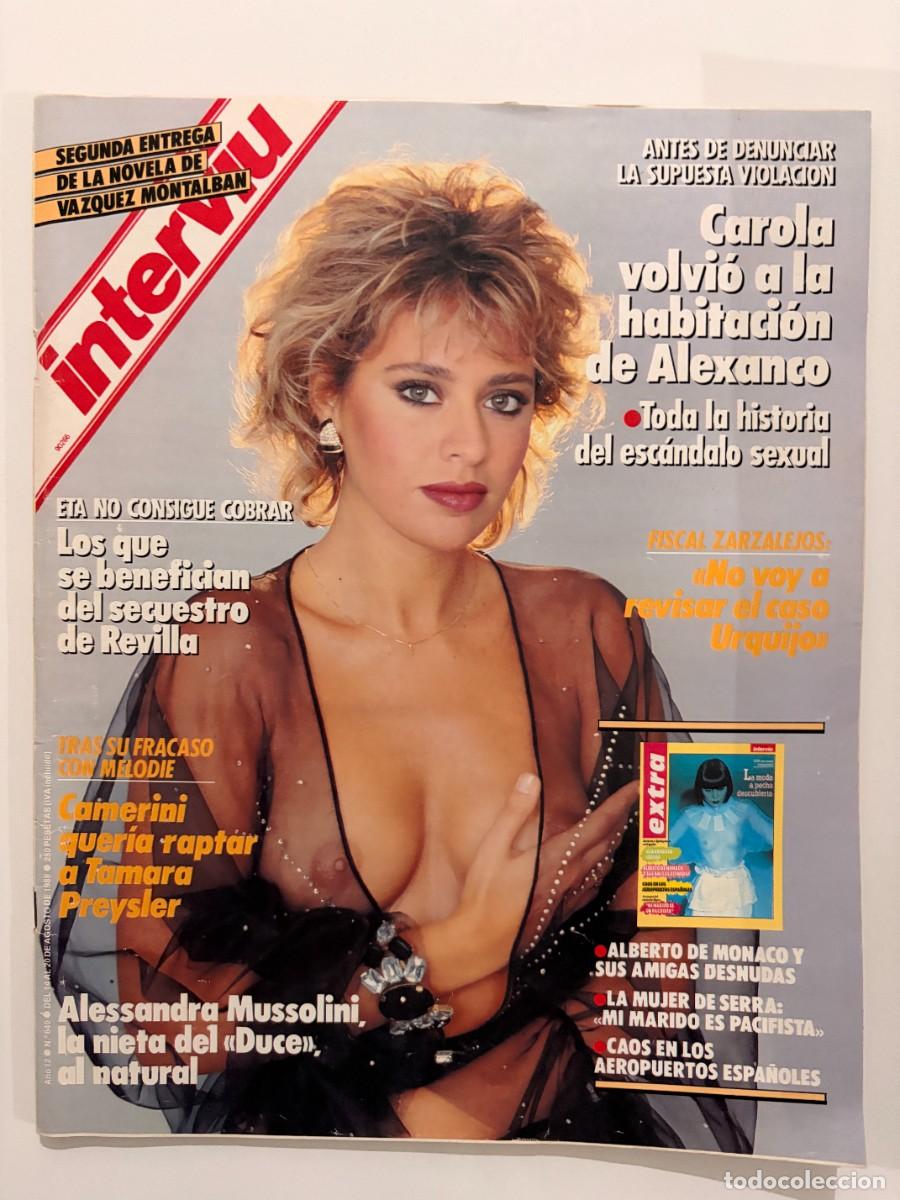 Coleccionismo de revista Intervi&uacute;: INTERVI&Uacute;. A&Ntilde;O 12. N&ordm; 640. AGOSTO 1988. FISCAL ZARZALEJOS: NO VOY A REVISAR EL CASO URQUIJO. LEER.