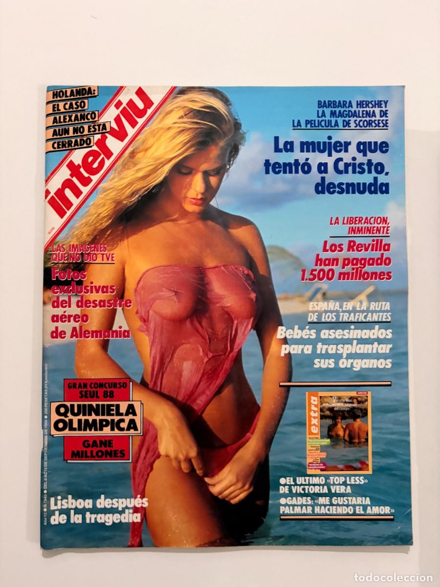 Coleccionismo de revista Intervi&uacute;: INTERVI&Uacute;. A&Ntilde;O 12. N&ordm; 643. SEPTIEMBRE 1988. LA MUJER QUE TENTO A CRISTO, DESNUDA. LEER.