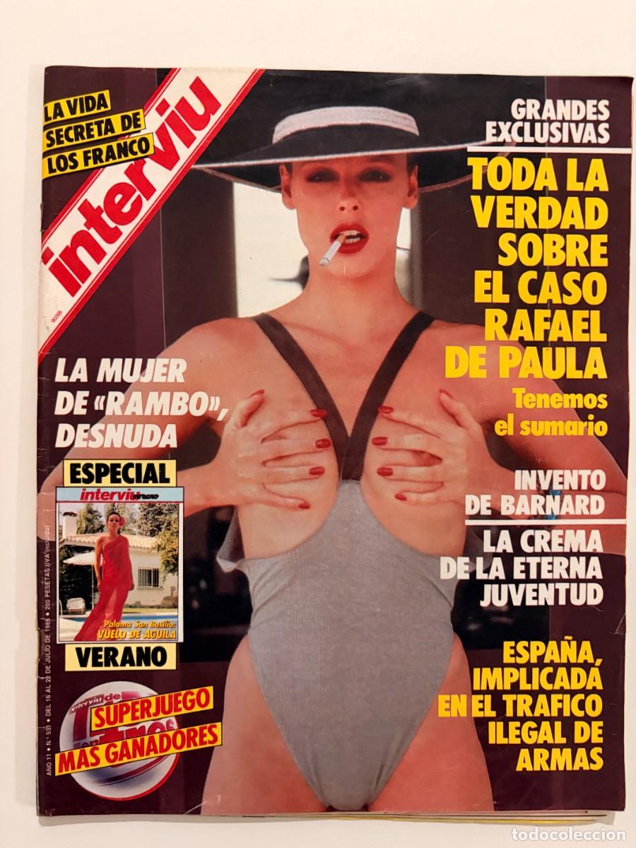 Coleccionismo de revista Intervi&uacute;: INTERVI&Uacute;. A&Ntilde;O 11. N&ordm; 531. JULIO 1986. BRIGITTE NIELSEN. ESPA&Ntilde;A IMPLICADA EN EL TR&Aacute;FICO ILEGAL. LEER
