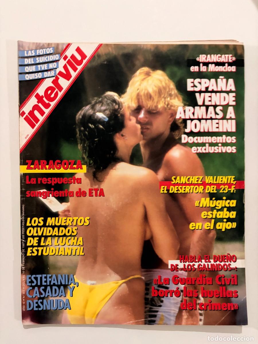 Coleccionismo de revista Intervi&uacute;: INTERVI&Uacute;. A&Ntilde;O 12. N&ordm; 560. FEBRERO DE 1987. ESTEFAN&Iacute;A DE M&Oacute;NACO. LA RESPUESTA SANGRIENTA DE ET.. LEER